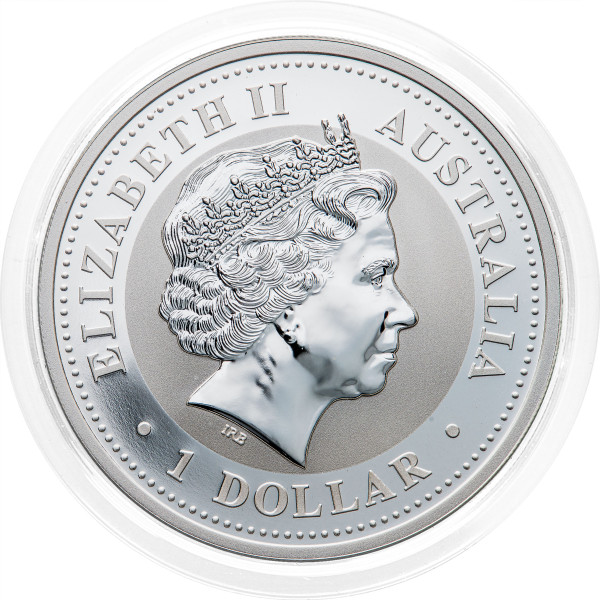 Avstralija: 1 AUD 2006 - 1 oz .999 srebro - BU - Kookaburra - Perth Mint (AU1007X003372) numizmatika kovanci