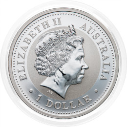 Avstralija: 1 AUD 2008 - 1oz .999 Ag BU - KOOKABURRA