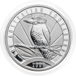 Avstralija: 1 AUD 2009 - 1oz .999 Ag BU - KOOKABURRA