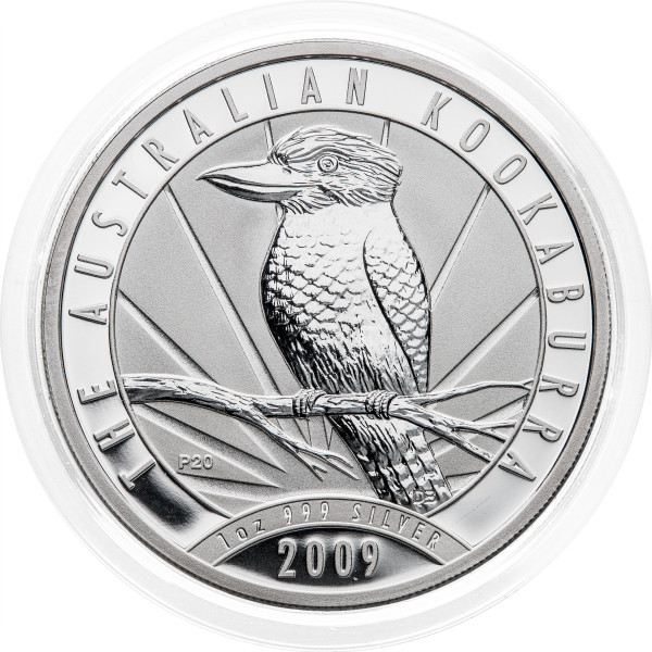 Avstralija: 1 AUD 2009 - 1oz .999 Ag BU - KOOKABURRA (AU1004X003375) numizmatika kovanci