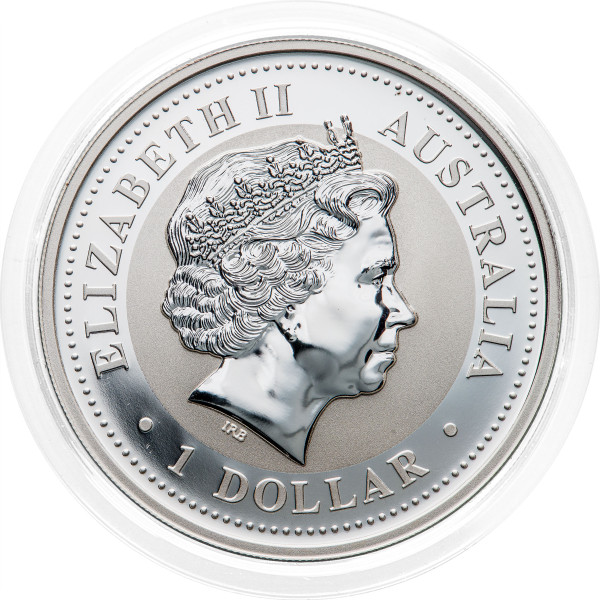 Avstralija: 1 AUD 2009 - 1oz .999 Ag BU - KOOKABURRA (AU1004X003375) numizmatika kovanci