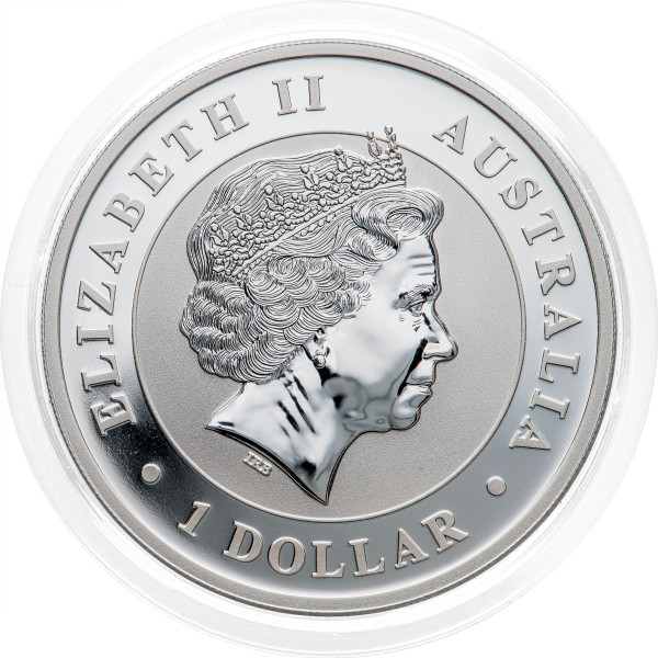 Avstralija: 1 AUD 2010 - 1oz .999 Ag BU - KOOKABURRA (AU1003X003376) numizmatika kovanci