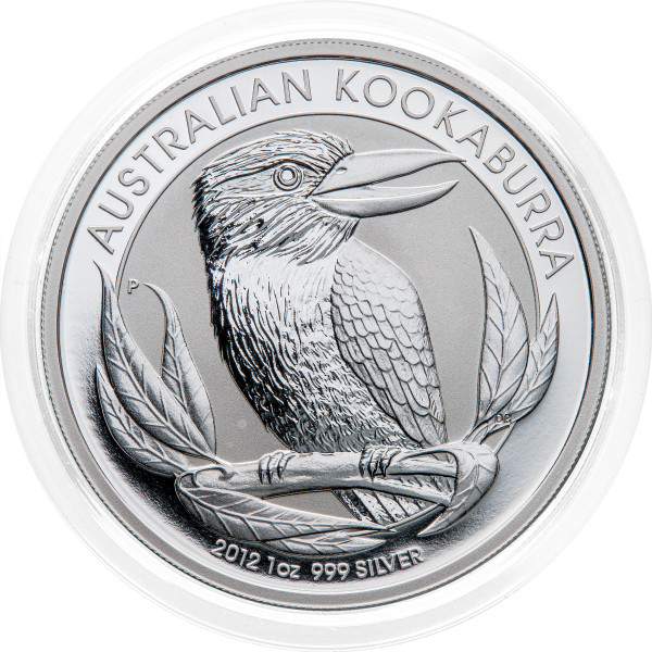 Avstralija: 1 AUD 2012 - 1oz .999 Ag BU - KOOKABURRA (AU1001X003378) numizmatika kovanci