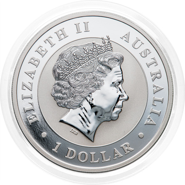 Avstralija: 1 AUD 2012 - 1oz .999 Ag BU - KOOKABURRA (AU1001X003378) numizmatika kovanci