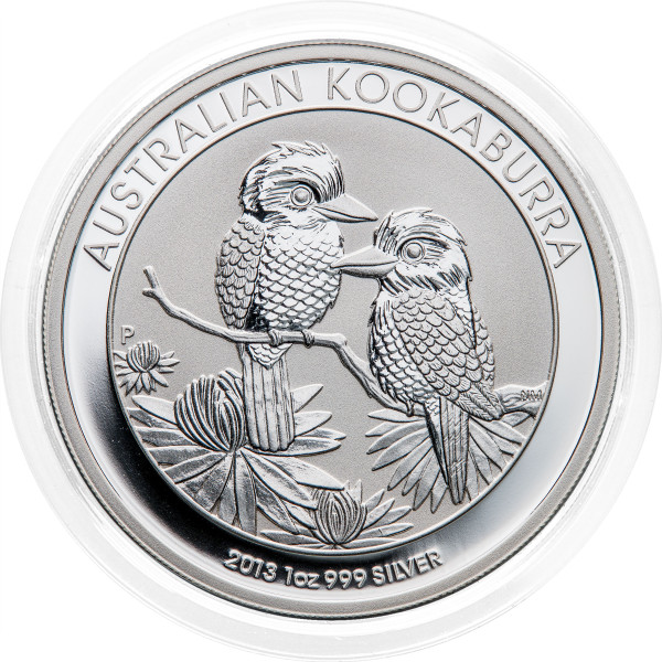 Avstralija: 1 AUD 2013 - 1oz .999 Ag BU - KOOKABURRA (AU1000X003379) numizmatika kovanci