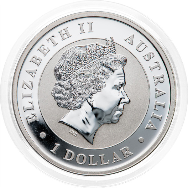 Avstralija: 1 AUD 2013 - 1oz .999 Ag BU - KOOKABURRA (AU1000X003379) numizmatika kovanci
