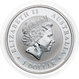 Avstralija: 1 AUD 2017 - 1 oz .999 srebro - BU - Kookaburra - Perth Mint