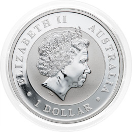 Avstralija: 1 AUD 2018 - 1 oz .999 srebro - BU - Kookaburra - Perth Mint