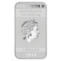 Avstralija: 1 AUD 2018 - 1 oz .9999 Ag ST - Rectangular Dragon (AU995X002812) numizmatika kovanci