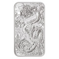 Avstralija: 1 AUD 2024 - 1 oz .9999 Ag ST - Rectangular Dragon (AU989X002838) numizmatika kovanci