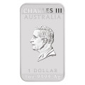 Avstralija: 1 AUD 2024 - 1 oz .9999 Ag ST - Rectangular Dragon (AU989X002838) numizmatika kovanci