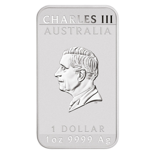 Avstralija: 1 AUD 2024 - 1 oz .9999 Ag ST - Rectangular Dragon (AU989X002838) numizmatika kovanci