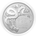 Avstralija: 1 AUD 2024 - 1oz .999 Ag BU - Lunar RAM I - ZMAJ (AU0989X002778) numizmatika kovanci