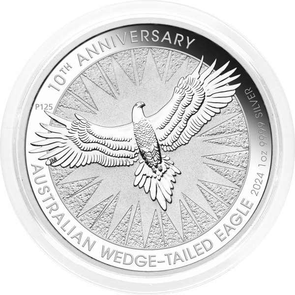 Avstralija: 1 AUD 2024 - 1oz .9999 Ag BU - WEDGE TAILED EAGLE (REPATI OREL) (AU0989X002784) numizmatika kovanci