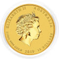 Avstralija: 15 AUD 2019 - 1/10 oz .9999 zlato - BU - Lunar II – Pig (Prašič) - Perth Mint (AU994X003389) numizmatika kovanci