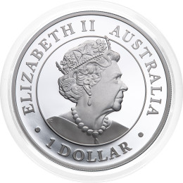 Avstralija: srebrnik Australian Emu PP 1 Dollar 2020 1 oz .9999 srebro, Perth Mint