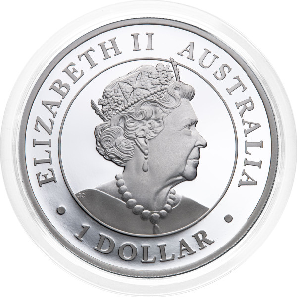 Avstralija: srebrnik Australian Emu PP 1 Dollar 2020 1 oz .9999 srebro, Perth Mint (AU0993X003763) numizmatika kovanci