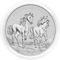 Avstralija: srebrnik Brumby BU 1 AUD 2025 1 oz .9999 srebro, Perth Mint (AU0988X003482) numizmatika kovanci