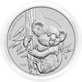 Avstralija: srebrnik Koala 1 AUD BU 2024 1 oz .9999 srebro, Perth Mint (AU0990X002808) numizmatika kovanci