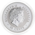 Avstralija: srebrnik Lunar I Year of the Pig (Lunar I – Prašič) 0,5 AUD 2007 0,5 oz .999 srebro, Perth Mint (AU1016X003548) numizmatika kovanci