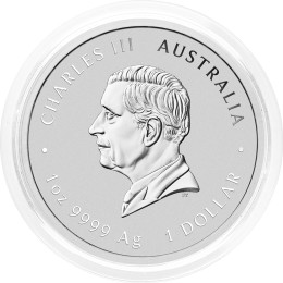 Avstralija: srebrnik Lunar III – Year of the Horse (Konj) 1 AUD BU 2026 1 oz .9999 srebro, Perth Mint