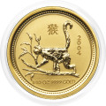 Avstralija: zlati kovanec Lunar I Year of the Monkey 2004 – 15 Dollars, 1/10 oz .9999 zlato, The Perth Mint (AU1009X003769) numizmatika kovanci
