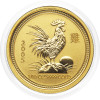 Avstralija: zlati kovanec Lunar I Year of the Rooster 2005 – 15 Dollars, 1/10 oz .9999 zlato, The Perth Mint