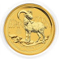 Avstralija: zlatnik Lunar II Goat (Koza) 15 AUD BU 2015 1/10 oz .9999 zlato, Perth Mint (AU998X002821) numizmatika kovanci