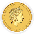 Avstralija: zlatnik Lunar II Snake (Kača) 15 AUD BU 2013 1/10 oz .9999 zlato, Perth Mint (AU1000X002820) numizmatika kovanci
