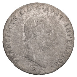 Avstrija - cesarstvo: 3 krajcarje 1828 B - 1,38 g 0.346 Ag | Franc I.