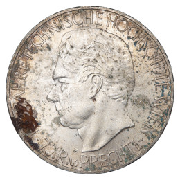 Avstrija (Republika): kovanec 25 šilingov 1965 – Technische Hochschule Wien, srebro 800/1000, 12,98 g