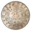 Avstrija (Republika): kovanec 25 šilingov 1965 – Technische Hochschule Wien, srebro 800/1000, 12,98 g (AT1048X003600) numizmatika kovanci