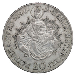 Avstrija: srebrnik 20 krajcarjev 1846 B Ferdinand I. .583 srebro