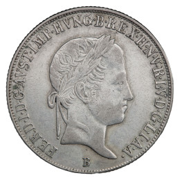 Avstrija: srebrnik 20 krajcarjev 1846 B Ferdinand I. .583 srebro