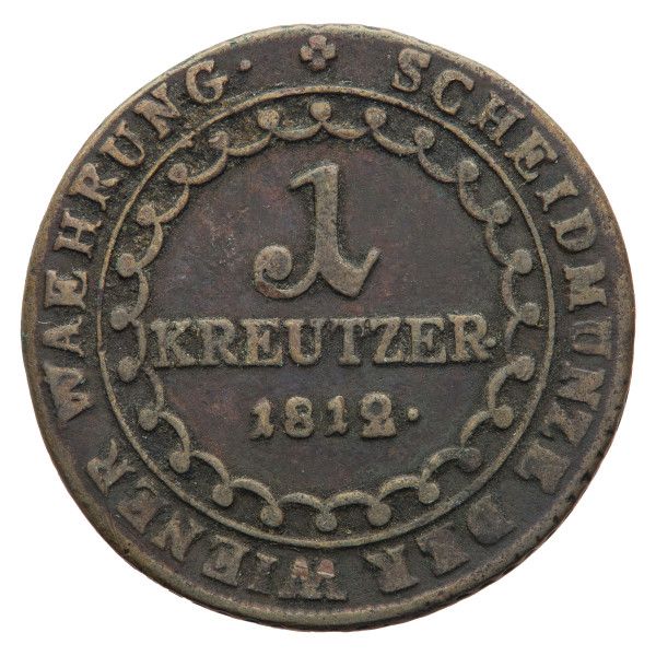 Avstrijsko cesarstvo: 1 Kreuzer 1812 E | Franz I (AT1201X003245) numizmatika kovanci