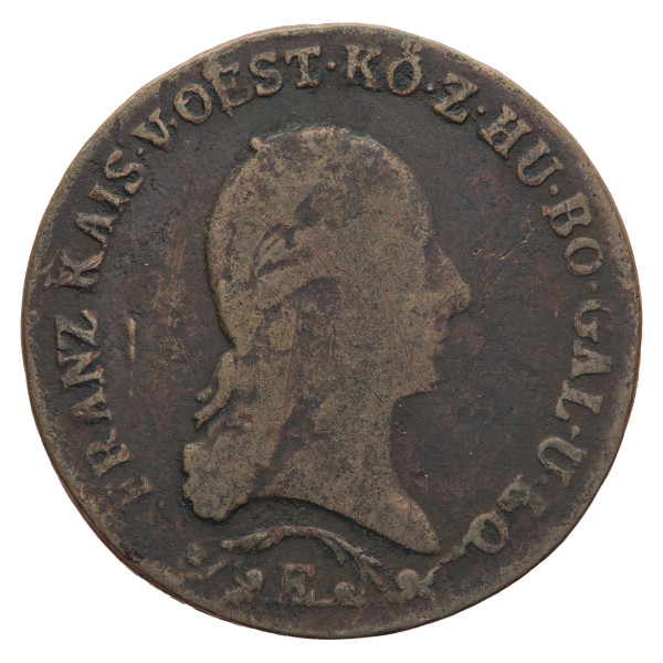 Avstrijsko cesarstvo: 1 Kreuzer 1812 E | Franz I (AT1201X003245) numizmatika kovanci