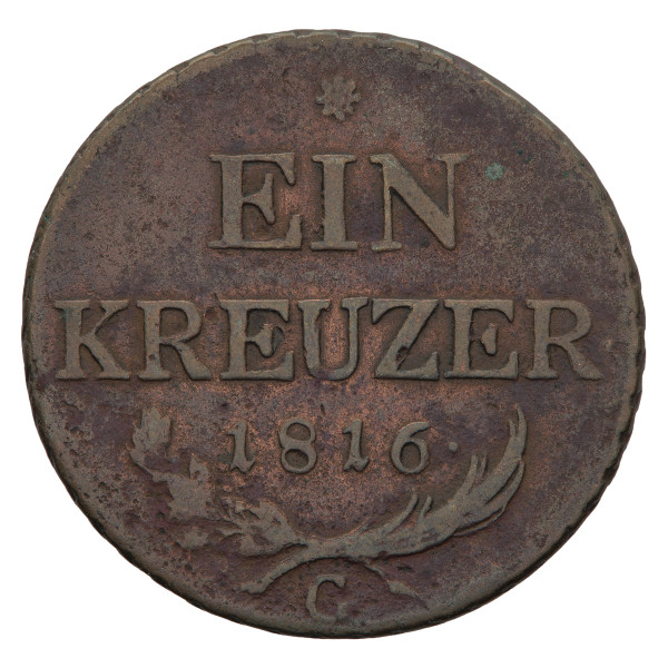 Avstrijsko cesarstvo: 1 Kreuzer 1816 G | Franz I (AT1197X003286) numizmatika kovanci