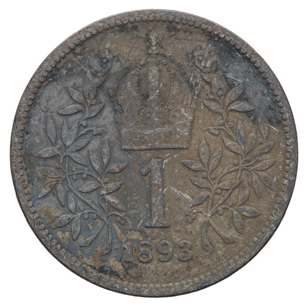 Avstro-Ogrska: 1 Corona 1893 | Franz Joseph I (AT1120X003327) numizmatika kovanci