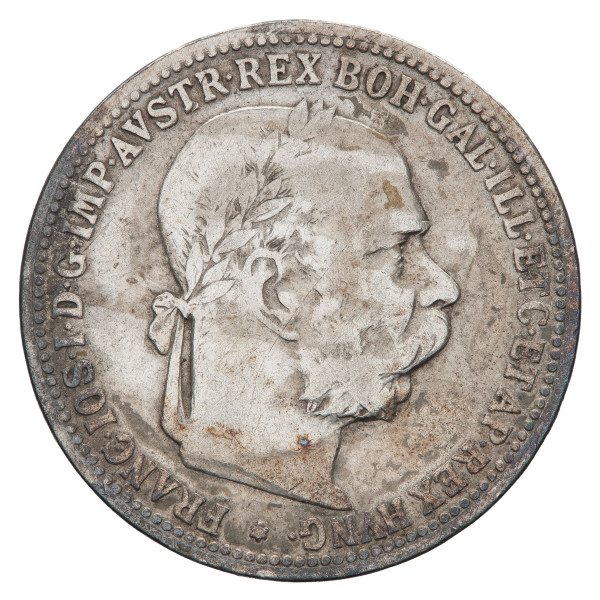 Avstro-Ogrska: 1 Corona 1893 | Franz Joseph I (AT1120X003327) numizmatika kovanci
