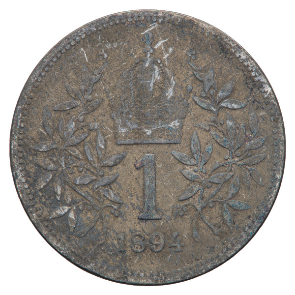 Avstro-Ogrska: 1 Corona 1894 | Franz Joseph I (AT1119X003308) numizmatika kovanci