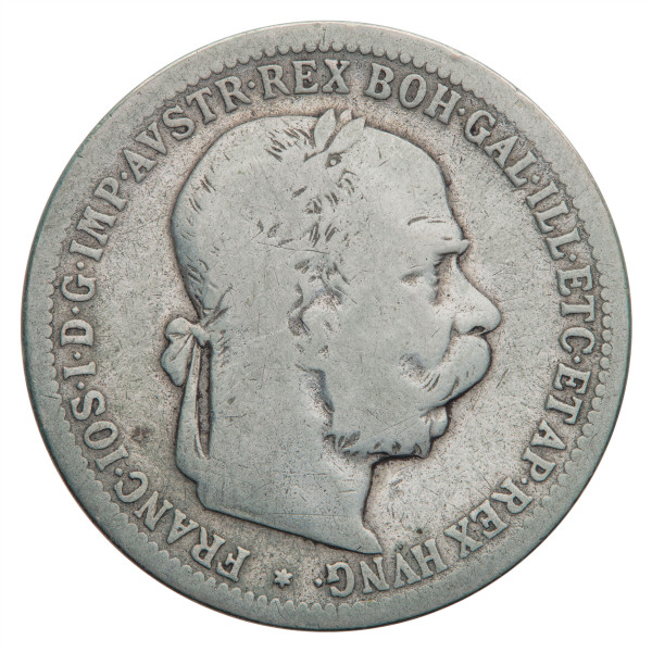 Avstro-Ogrska: 1 Corona 1896 | Franz Joseph I (AT1117X003256) numizmatika kovanci