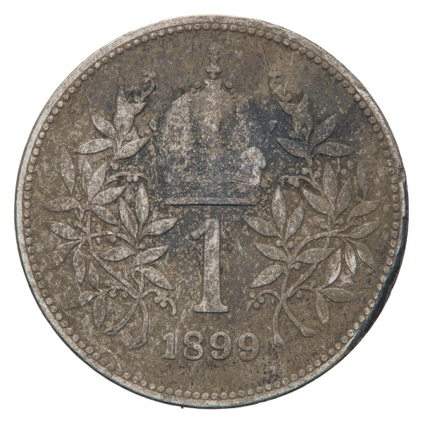 Avstro-Ogrska: 1 Corona 1899 | Franz Joseph I (AT1114X003317) numizmatika kovanci