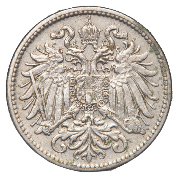 Avstro-Ogrska: kovanec 10 hellerjev 1909 (AT1104X003693) numizmatika kovanci