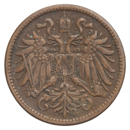 Avstro-Ogrska: kovanec 2 helerja 1913