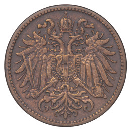 Avstro-Ogrska: kovanec 2 heller 1906