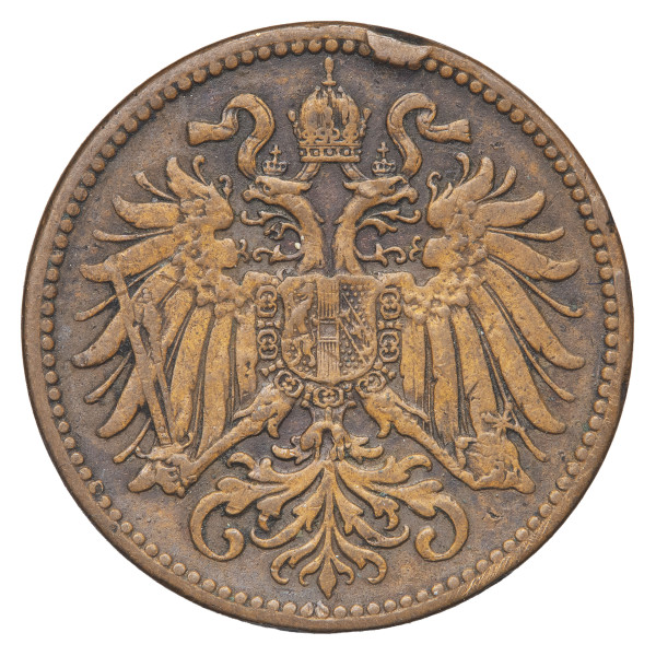 Avstro-Ogrska: kovanec 2 hellerja 1911 (AT1102X003678) numizmatika kovanci