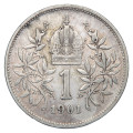 Avstro-Ogrska: srebrni kovanec 1 krona 1901 – Franc Jožef I., avstrijski tip, srebro .835, 4,95 g (AT1112X003685) numizmatika kovanci