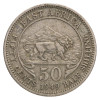Britanska Zahodna Afrika: kovanec 50 centov 1949 George VI.
