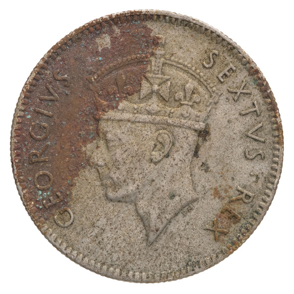 Britanska Zahodna Afrika: kovanec 50 centov 1949 George VI. (001064X003511) numizmatika kovanci