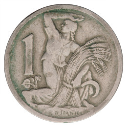 Češkoslovaška - Prva republika: 1 Koruna 1922
